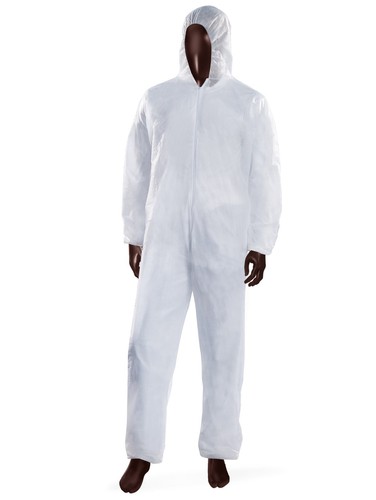 Tuta monouso tnt con zip - monouso,
