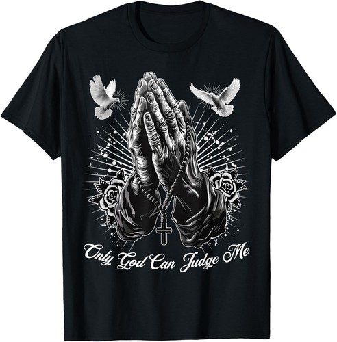 Maglietta only god can judge - only,
