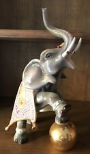 VINTAGE 1950/60 GRANDE STATUINA IN CERAMICA ELEFANTE DA CIRCO CVARS