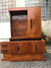 Mobile Credenza stile ART DECO' con ripiani in vetro