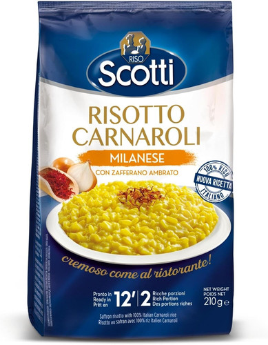 Risotto alla milanese riso - -,