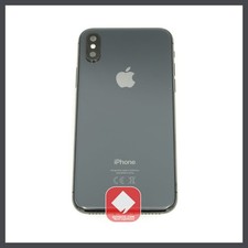 Back Cover iPhone X Vetro Posteriore Scocca Middle Frame Black Nero Originale