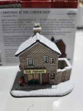Lilliput Lane Coronation Street "CHRISTMAS AT THE CORNER SHOP  From Boxed +DEEDS