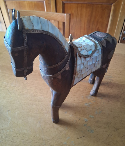 Cavallo indiano legno - indiano,