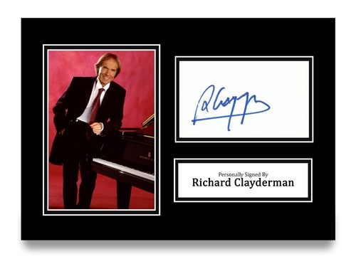 Richard clayderman signed - richard,