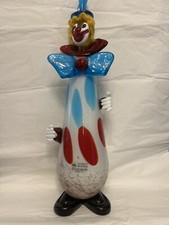 Pagliaccio in vetro soffiato a