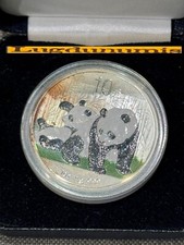 Cina Panda 2010 Argento 999 1