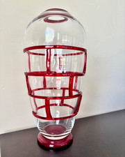 Vaso scultoreo vetro - scultoreo, in