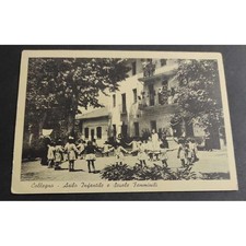 Cartolina Collegno - Asilo Infantile e Scuole Femminili