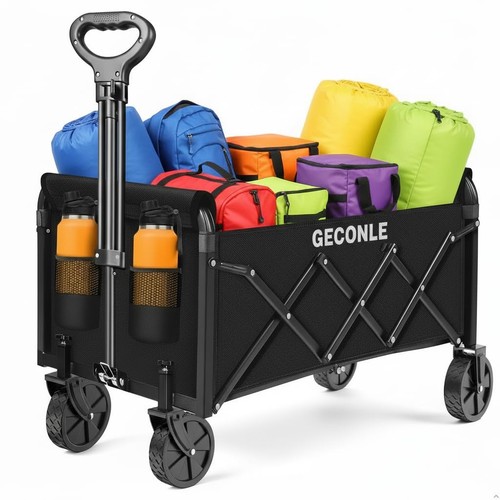 Carrello pieghevole ruote - carrello, su