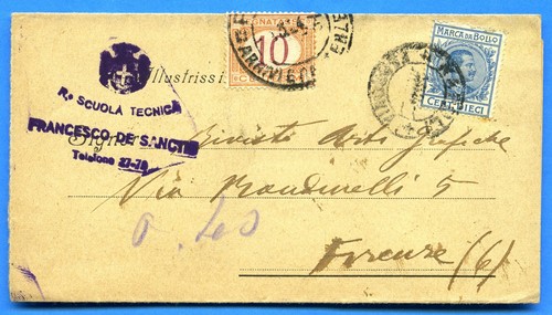 Regno 1906 marca da - 1906/11, bollo