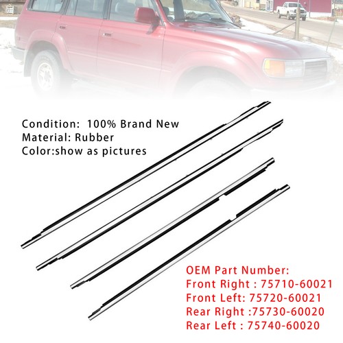 4pcs door belt molding pour - door,