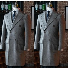 Cappotto lungo uomo lana