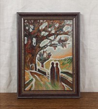 Paesaggio romantico dipinto