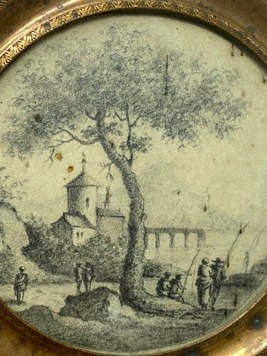 Miniatura paesaggio fiume - in,