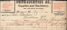 1902 Richmond Virginia (VA) Company Bill Smith Courtney Co N Ellis H C Boudar