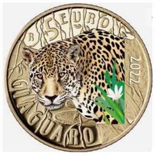 A) 5 EURO  GIAGUARO 2022