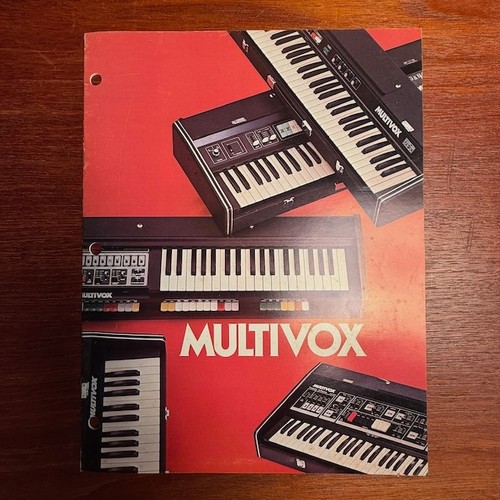 Vintage multivox product line - product,