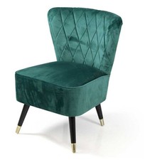 POLTRONA IN VELLUTO CON GAMBE