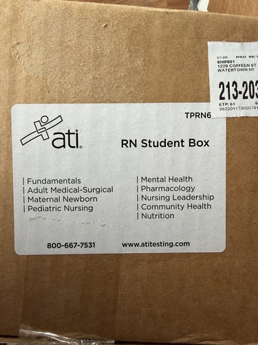Ati nursing student box - nursing,