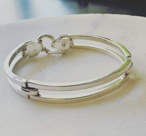 Silver women bracelet - women's, 7”