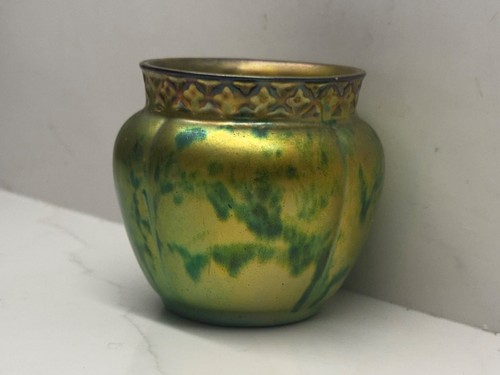 Vaso porcellana iridescente - vaso,