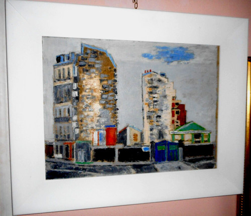 Orfeo tamburi olio 43x58 - tamburi, cm.