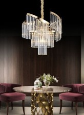 Lampadario in cristallo stile