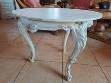 Tavolino vintage circolare stile Barocco Veneziano Classic,H. 545mm-Diam.670 mm