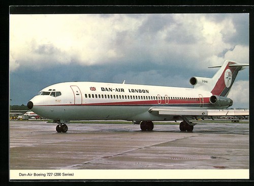 Cartolina aereo boeing 727 200 - cartolina,