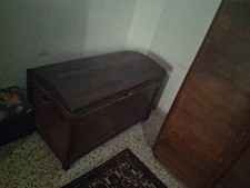 baule legno antico