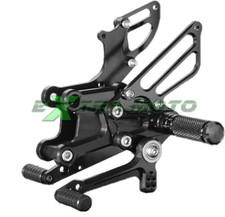 Pedane arretrate regolabili racing CNC HONDA CBR600RR ABS 2013 2014 2015 2016 