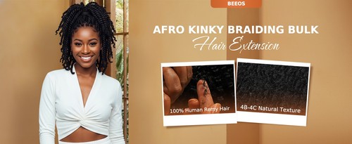 Beeos afro kinky capelli umani - kinky,