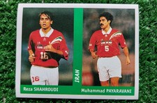 FIGURINA DS WORLD CUP FRANCE 98 IRAN n°278 SHAHROUDI PAYARAVANI CALCIO 1998 ⚽️