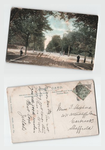 Postcard montgomery road - postcard,