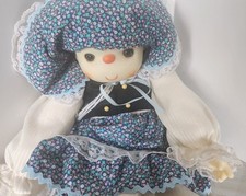 VTG 80s Ice Cream Doll In Blue Cottage Dress