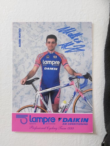 Matteo algeri autografo - algeri,