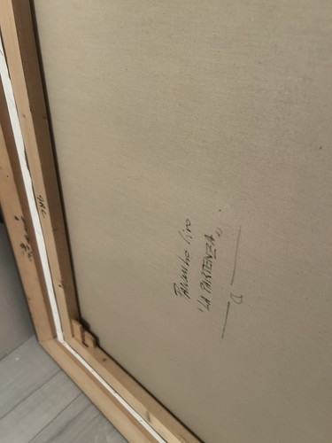 Quadro olio tela grande di - quadro, su