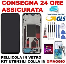 DISPLAY FRAME OLED PER OPPO RENO 8 5G CPH2359 PGBM10 TOUCH SCREEN SCHERMO VETRO