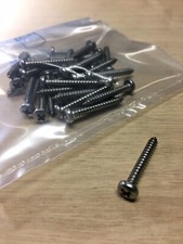 VITE ACCIAIO INOX 3,4X25 PER LEGNO PLASTICA TESTA CILINDRICA BOMBATA  PH2  30PZ