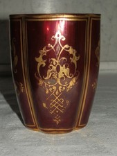 ANCIEN VASE POLYLOBE  DORURES