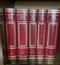 Vocabolario della lingua italiana Treccani in 5 volumi