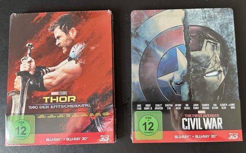 Marvel blu ray - 3d, steelbook