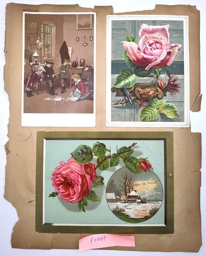 Antica pagina album - , vittoriano