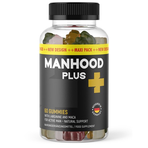 Manhood plus gomma per uomo - gomma,