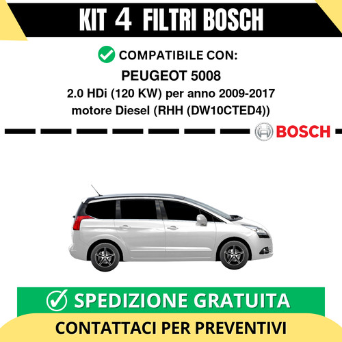Kit bosch filtri tagliando - bosch,