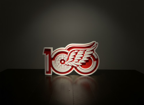 Insegna detroit red wings - detroit,