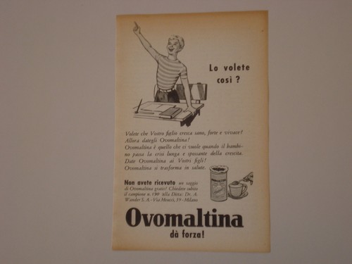 Advertising pubblicità 1955 - pubblicità,