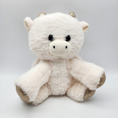 Peluche angelo mucca bianca