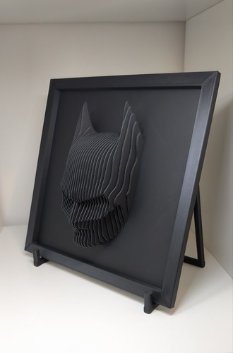 Quadro cornice batman testa - batman,